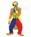 Fel gekleurd clowns kostuum